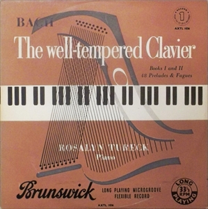 ROSALYN TURECK / ロザリン・テューレック / BACH: WELL-TEMPERED CLAVIER <1> (1LP)