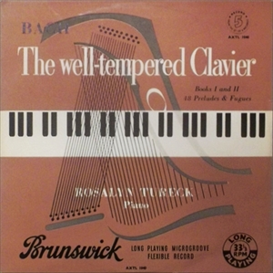 ROSALYN TURECK / ロザリン・テューレック / BACH: WELL-TEMPERED CLAVIER <5> (1LP)