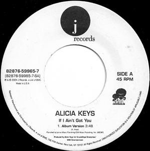 ALICIA KEYS / アリシア・キーズ / IF I AIN'T GOT YOU