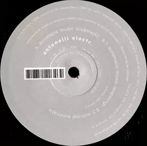 ANTONELLI ELECTR / AUTOMATIC MUSIC