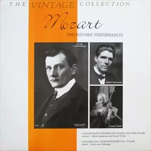 ERNST VON DOHNANYI / エルンスト・フォン・(エルネ)ドホナーニ / MOZART TWO HISTORIC PERFORMANCES