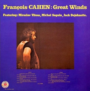 FRANÇOIS CAHEN / フランソワ・カーン / GREAT WINDS