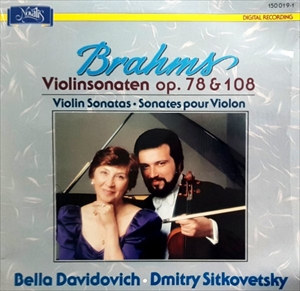 DMITRY SITKOVETSKY / ドミトリ・シトコヴェツキー / BRAHMS: VIOLIN SONATAS OP.78 & 108