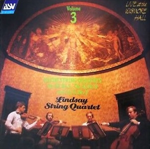 LINDSAY STRING QUARTET (THE LINDSAYS) / リンゼイ弦楽四重奏団 / HAYDN: STRING QUARTETS VOLUME 3