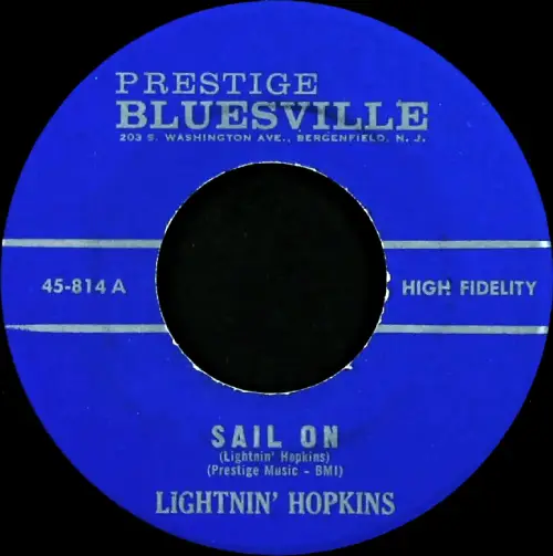 LIGHTNIN' HOPKINS / ライトニン・ホプキンス / SAIL ON