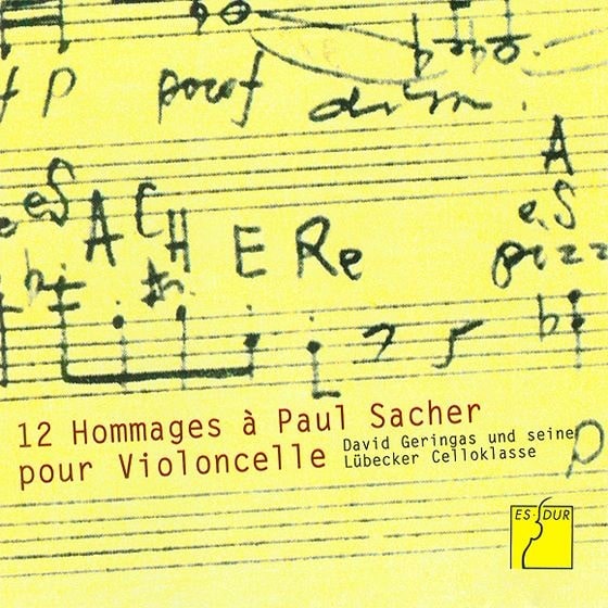 DAVID GERINGAS / ダヴィド・ゲリンガス / 12 HOMMAGES A PAUL SACHER POUR VIOLONCELLE