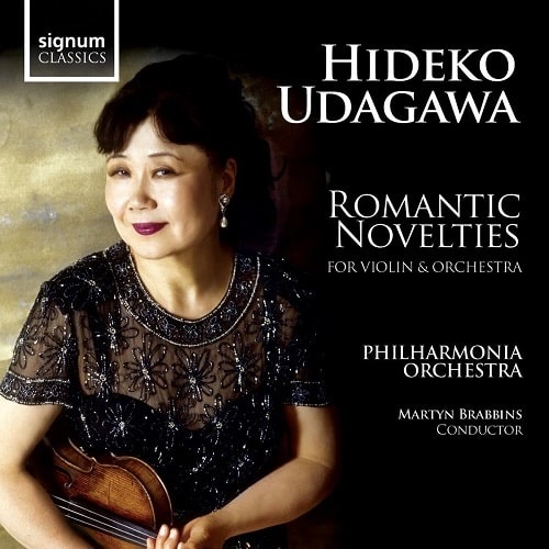HIDEKO UDAGAWA / 宇田川杰子 / ROMANTIC NOVELTIES FOR VIOLIN & ORCHESTRA