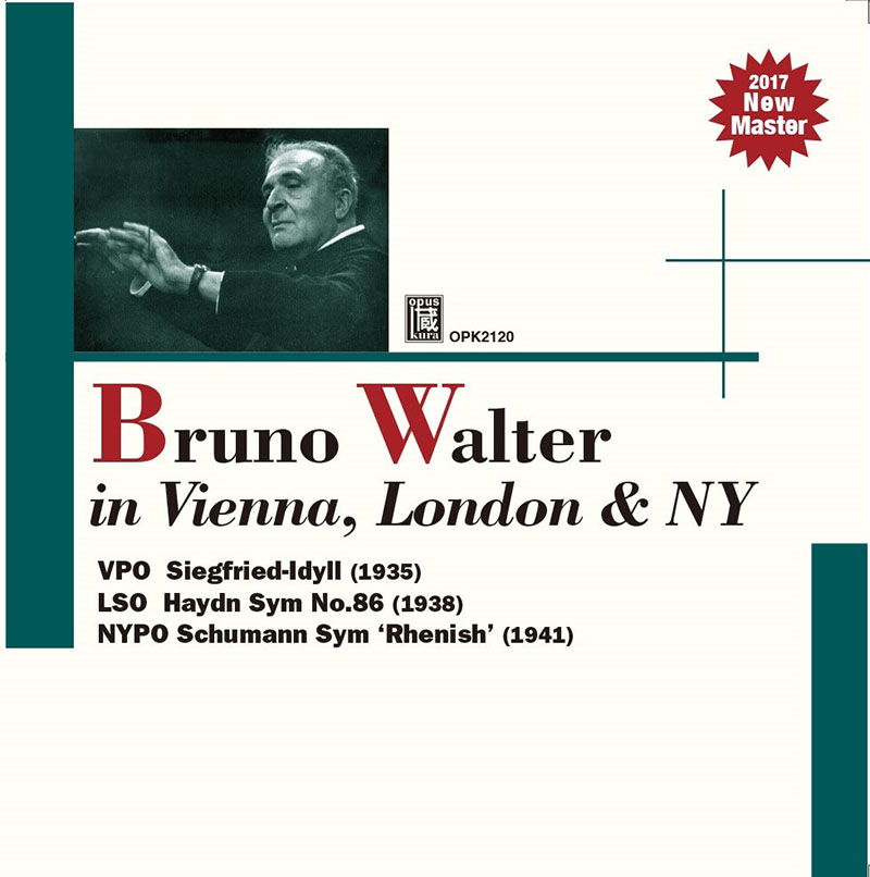 BRUNO WALTER / ブルーノ・ワルター / SCHUMANN, HAYDN & WAGNER