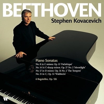STEPHEN KOVACEVICH / スティーヴン・コヴァセヴィチ / BEETHOVEN: PIANO SONATAS NOS.8, 14, 17 & 21 (LP)