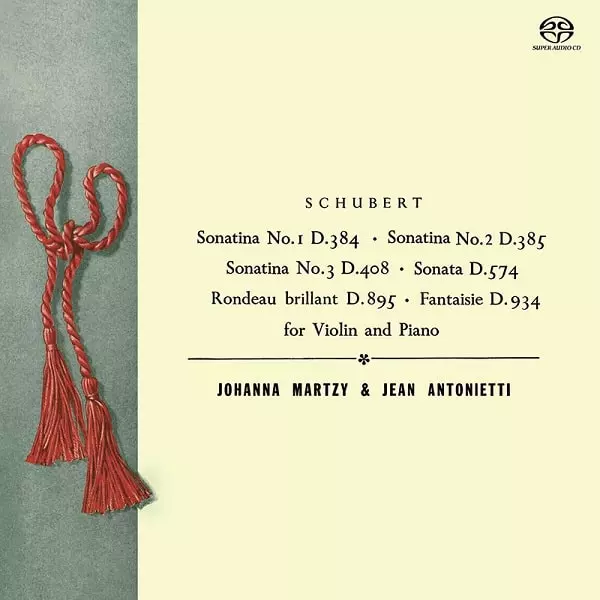 JOHANNA MARTZY / ヨハンナ・マルツィ / SCHUBERT: COMPLETE WORKS FOR VIOLIN & PIANO