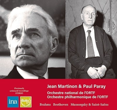 JEAN MARTINON / PAUL PARAY / ジャン・マルティノン / ポール・パレー / BEETHOVEN: SYMPHONY NO.5 / BRAHMS: SYMPHONY NO.2 / MUSSORIGSKY: PICTURES AT AN EXHIBISION