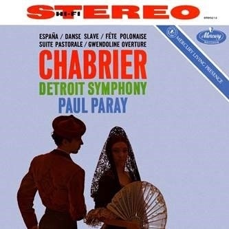 PAUL PARAY / ポール・パレー / THE MUSIC OF CHABRIER (LP)