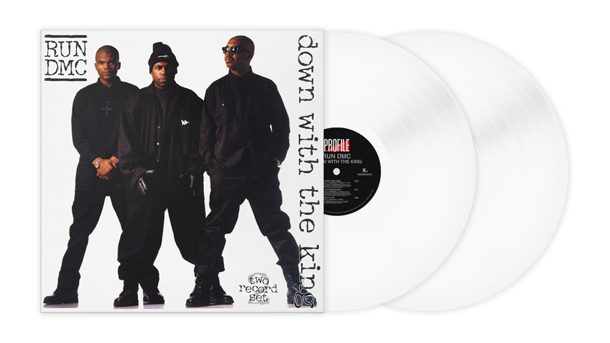 RUN DMC / DOWN WITH THE KING "2LP" (WHITE VINYL)