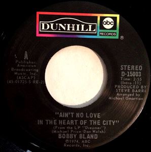 BOBBY BLAND / ボビー・ブランド / AIN'T NO LOVE IN THE HEART OF THE CITY