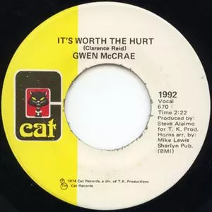 GWEN MCCRAE / グウェン・マックレー / 90% OF ME IS YOU / IT'S WORTH THE HURT