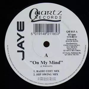 【R&B】 JAYE - On My Mind CDS ON MY MIND/JAYE｜HIPHOP/R&B｜ディスクユニオン・オンラインショップ