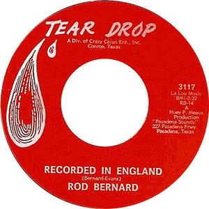 ROD BERNARD / RECORDED IN ENGLAND