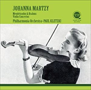 JOHANNA MARTZY / ヨハンナ・マルツィ / MENDELSSOHN & BRHAMS: VIOLIN CONCERTOS 