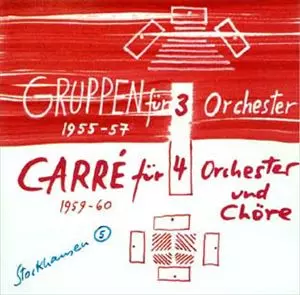 カールハインツ・シュトックハウゼン　CDセット GRUPPEN / CARRE/KARLHEINZ STOCKHAUSEN/カールハインツ・シュトック