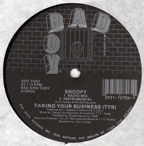 TAKING YOUR BUSINESS / SNOOPY