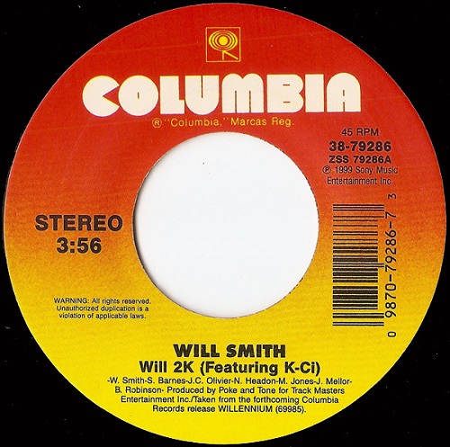 WILL SMITH / ウィル・スミス / WILL 2K 7"