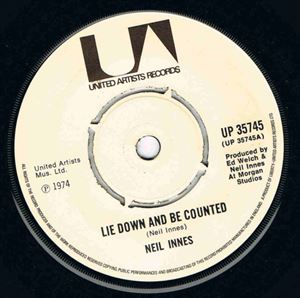 NEIL INNES / ニール・イネス / LIE DOWN AND BE COUNTED