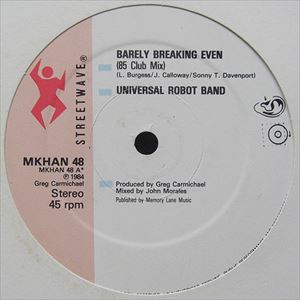 UNIVERSAL ROBOT BAND / ユニヴァーサル・ロボット・バンド / BARELY BREAKING EVEN