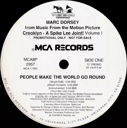 PEOPLE MAKE THE WORLD GO ROUND/MARC DORSEY｜HIPHOP/R&B