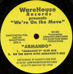 ARMANDO / アルマンド / WE'RE ON THE MOVE