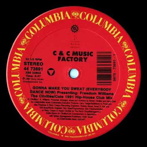 c+cMusic Factory LPレコード ダンス　dj テクノ　ポップス C+C Music Factory - Anything Goes, Vinyl Record Album LP, Used