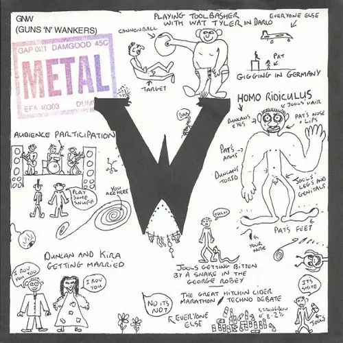 GUNS'N'WANKERS / ガンズンワンカーズ / METAL