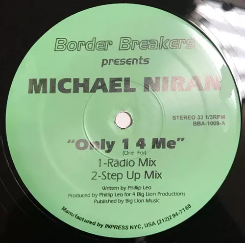 MICHAEL NIRAN / ONLY 1 4 ME 12"