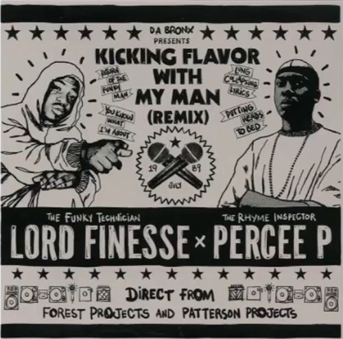 LORD FINESSE / ロード・フィネス / KITCKING FLAVOR WITH MY MAN (REMIX) 7"