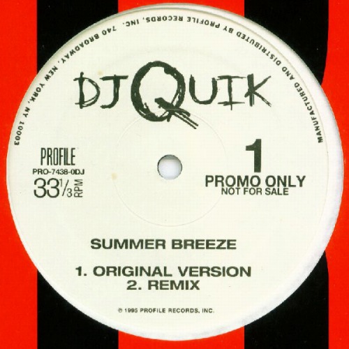 DJ QUIK / DJクイック / SUMMER BREEZE 12" (PROMO)