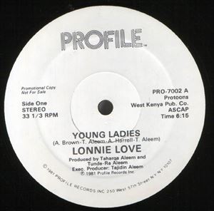 LONNIE LOVE / YOUNG LADIES