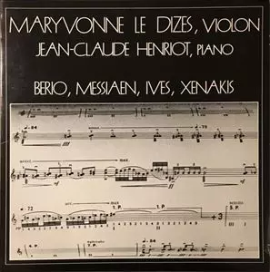 MARYVONNE LE DIZES / マリボンヌ・ル・ディゼ / BERIO MESSIAEN IVES XENAKIS