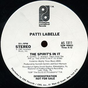 PATTI LABELLE / パティ・ラベル / SPIRIT'S IN IT