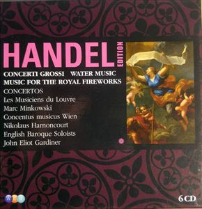 CONCENTUS MUSICUS WIEN / ウィーン・コンツェントゥス・ムジクス / HANDEL: CONCERTI GROSSI / WATER MUSIC / MUSIC FOR THE ROYAL FIREWORKS CONCERTOS