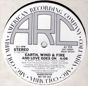 EARTH, WIND & FIRE / アース・ウィンド&ファイアー / AND LOVE GOES ON
