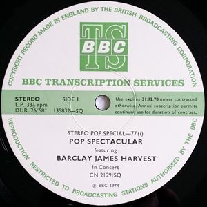BARCLAY JAMES HARVEST / バークレイ・ジェイムス・ハーヴェスト / STEREO POP SPECIAL-77