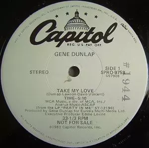 Gene Dunlap オリジナル米盤LP レアグルーヴ フリーソウル Gene Dunlap