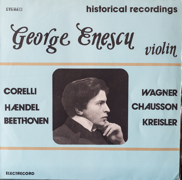 GEORGE ENESCU / ジョルジェ・エネスク / HISTORICAL RECORDINGS