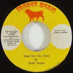 KEITH POPPIN / HOLD NOT THY PEACE
