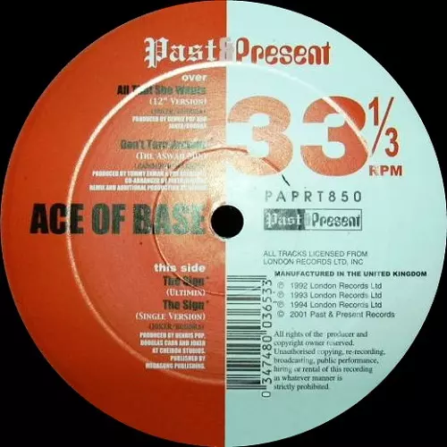 ACE OF BASE / エイス・オブ・ベイス商品一覧｜ディスクユニオン