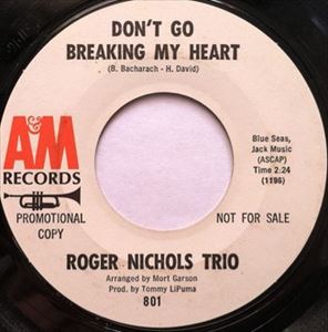 ROGER NICHOLS / ロジャー・ニコルス / DON'T GO BREAKING MY HEART