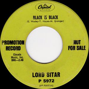 LORD SITAR / ロード・シタール / BLACK IS BLACK