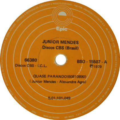 JUNIOR MENDES / ジュニオール・メンデス / QUASE PARANDO