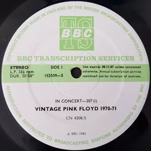 PINK FLOYD / ピンク・フロイド / IN CONCERT-307 VINTAGE 1970-71