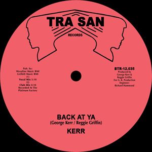 KERR / カー / BACK AT YA