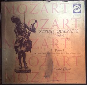 BARCHET QUARTET / バルヒェット四重奏団  / MOZART: STRING QUARTETS (COMPLETE) VOLUME 1
